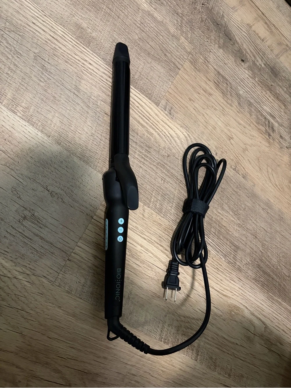 Bio Ionic Black 1.25 inch Curling Iron